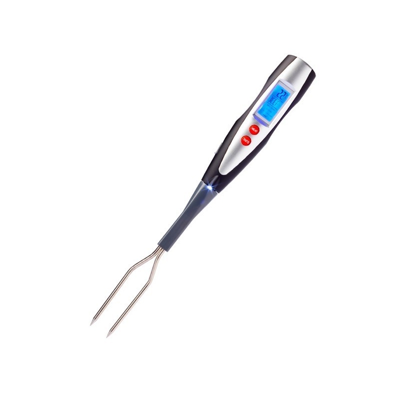 Grill-kahvel termomeetriga (2xAAA)