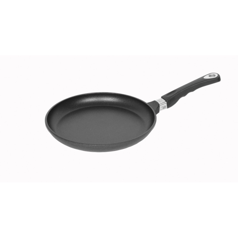 Pann 24 x 4cm, valualumiinium, paksus 9-10mm, mittenakkuv Lotan kate, ahjukindel käepide (kuni240*C)