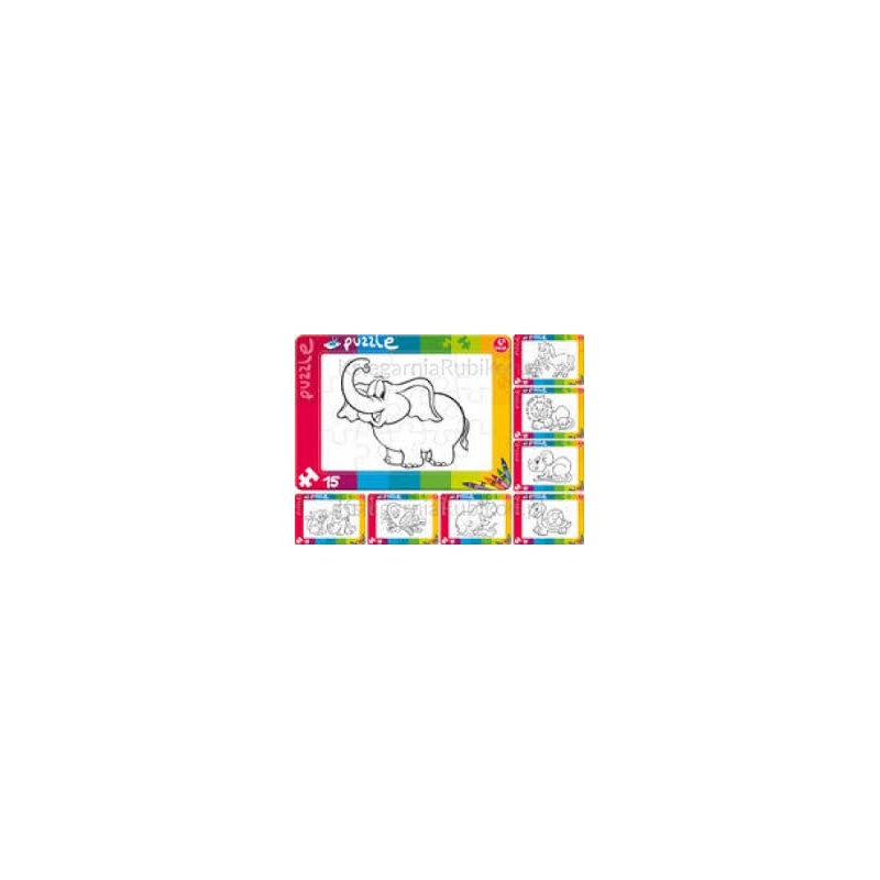 Värvi ise puzzle (3 erinevat)
