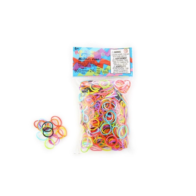 Rainbow Loom-Kirkad kummid 600tk.