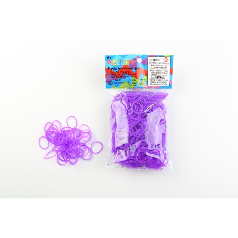 Rainbow Loom Jelly Bands, Purple