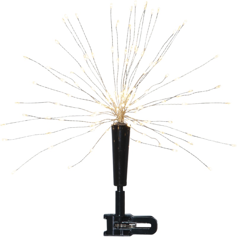 Kuusetipp 27cm, 120LED soe valge, voolutoide, sise/välis IP44