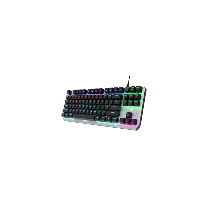 Klaviatuur Aula Aegis, mängurile, LED, Red switch, EN, USB-C