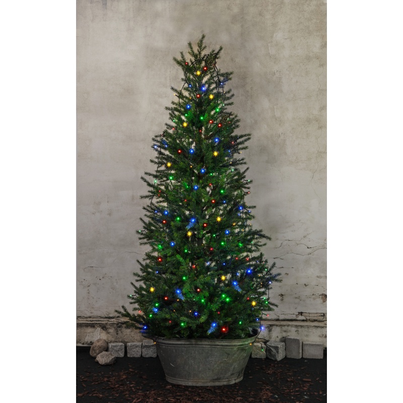 Valgusketid kuusele 160 LED värviline, 8 haru x 2m, voolutoide, sise/välis, IP44
