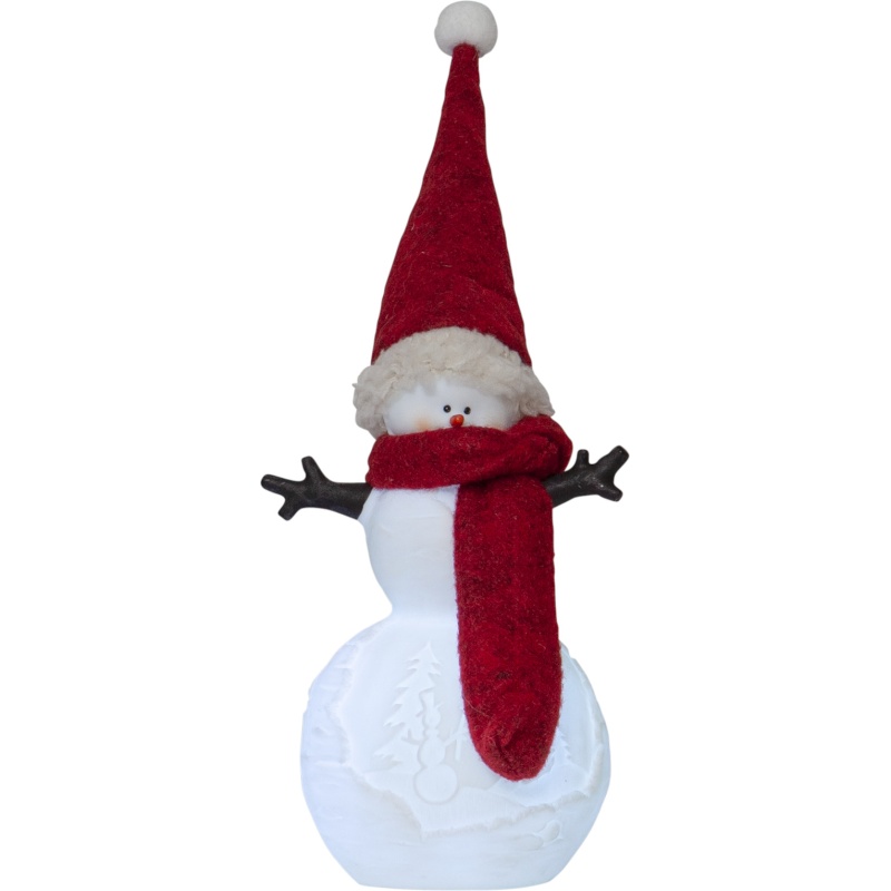 EOL Lumememm punane 22cm, 1 LED värviline, patareitoide, IP20