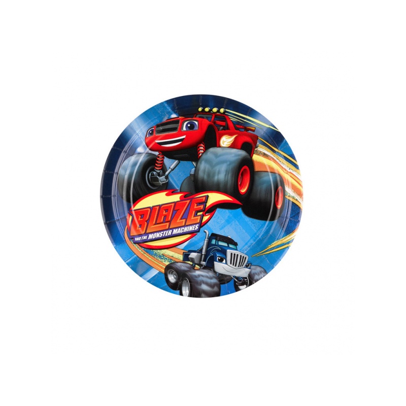 Taldrikud 18cm 8tk/pk Blaze MonsterMachines