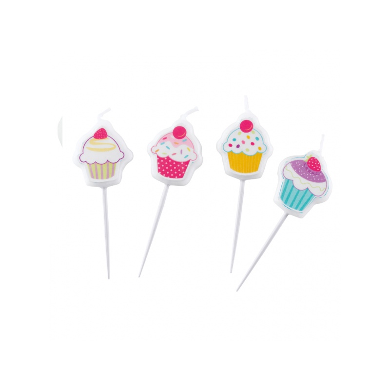 Küünlad 4tk/pk Cupcake