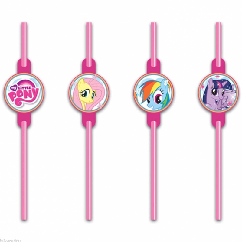 Joogikõrred 8tk/pk My Little Pony Rainbow