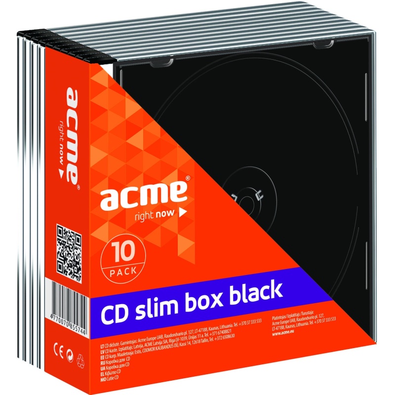 ACME CD-karp must slim 10-pakk