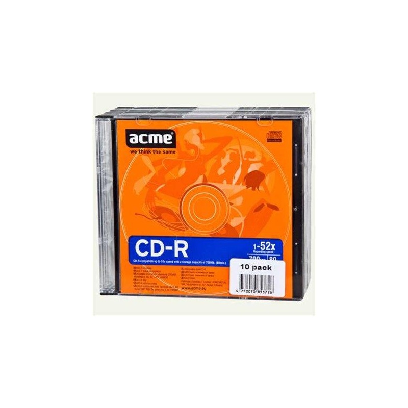 ACME CD-R 700MB 52x Slim 1tk.