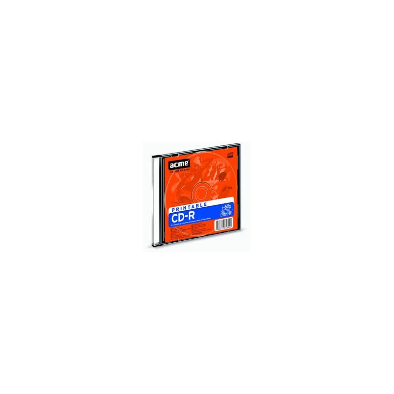 ACME CD-R 700MB 52x print Slim 1tk. EOL