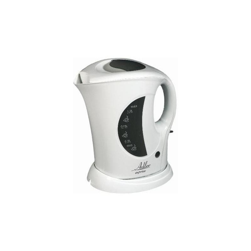Adler AD03 veekeetja 1L 900w valge