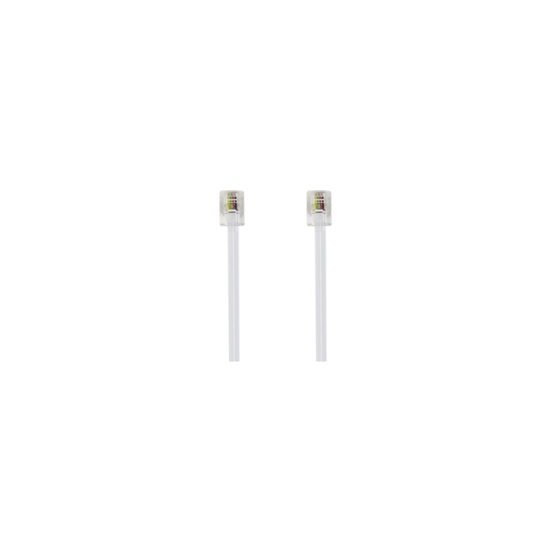 Bandridge BTL1059 telefoni kaabel 5m valge