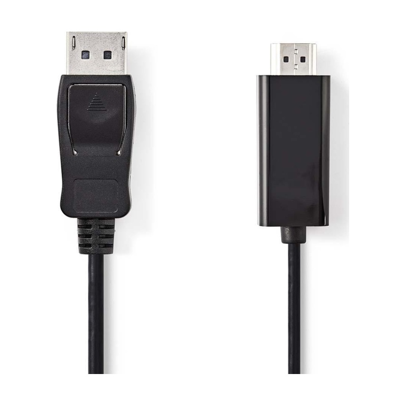 Kaabel DisplayPort otsik - HDMI otsik, kilekotis, 2m