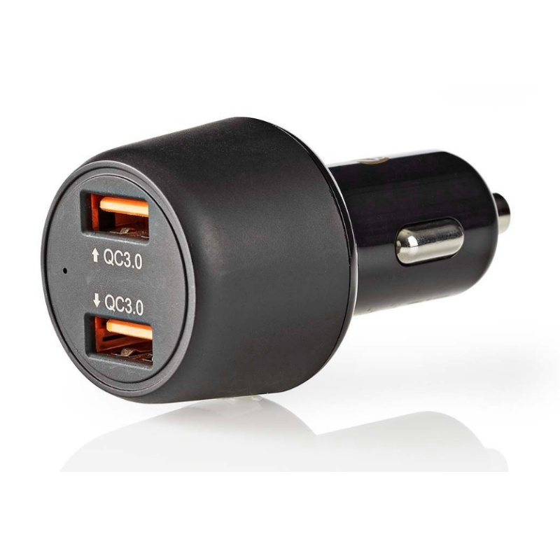 Autolaadija 2XUSB, 2x3A, Quick charge 3.0