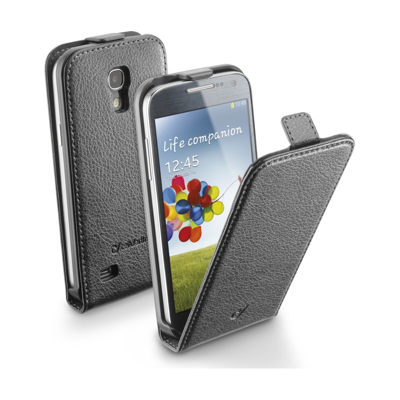 Cellular Samsung Galaxy S4 mini ümbris, Flap (magnetiga), must