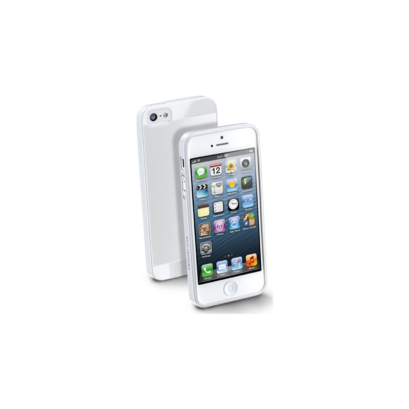 Cellular iPhone 5/SE2016 ümbris, kummist, slim, valge EOL