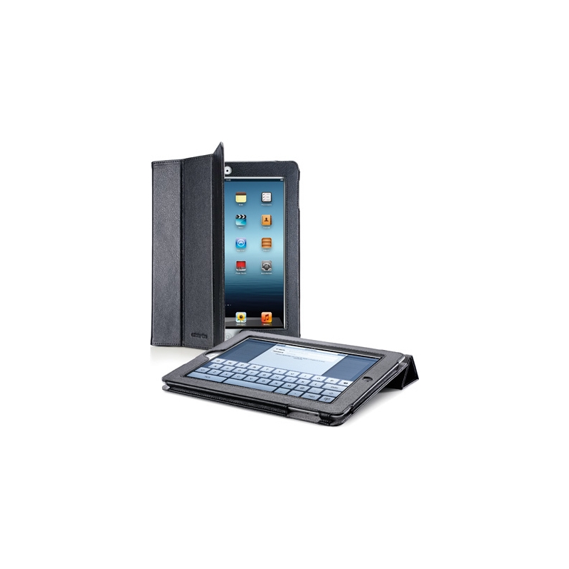 Cellular iPad 2/3 ümbris, kunstnahk, magnetiga, must EOL