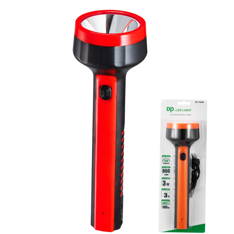 LED taskulamp akuga, 3W/120lm