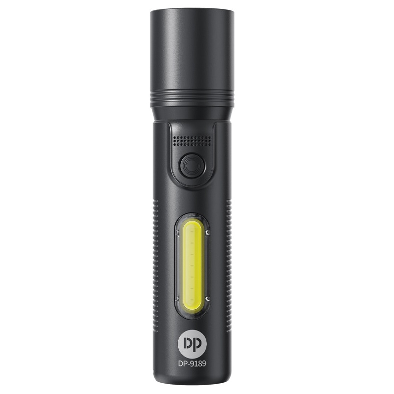 LED taskulamp, laetav aku, zoom, USB-C