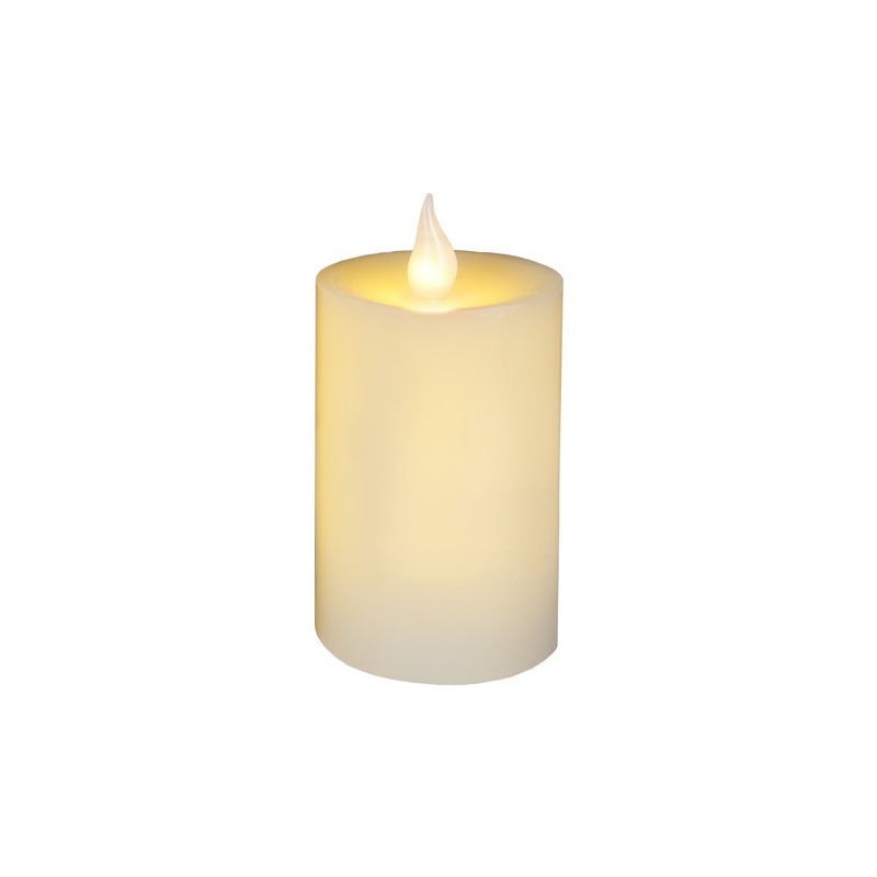 LED (2tk. soe-valge) küünal vahast, valge (3xAAA, ei kuulu kompl) /12 orient. tööaeg 150h, 4,5V DC/0,09W, IP20