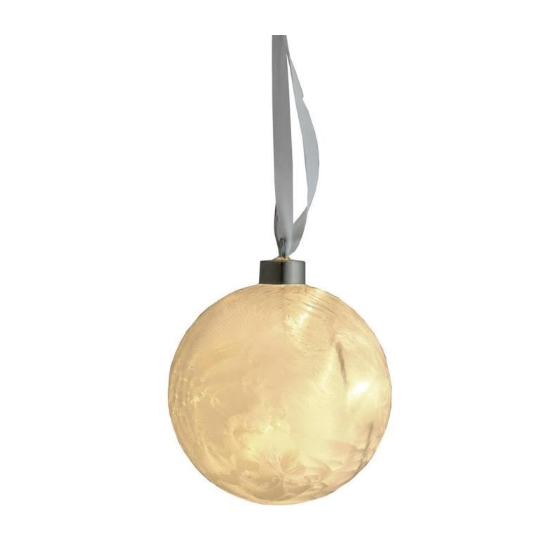 EOL Klaaspall Jääkristallidega 15cm, 8 Led 230V-24V DC, IP20