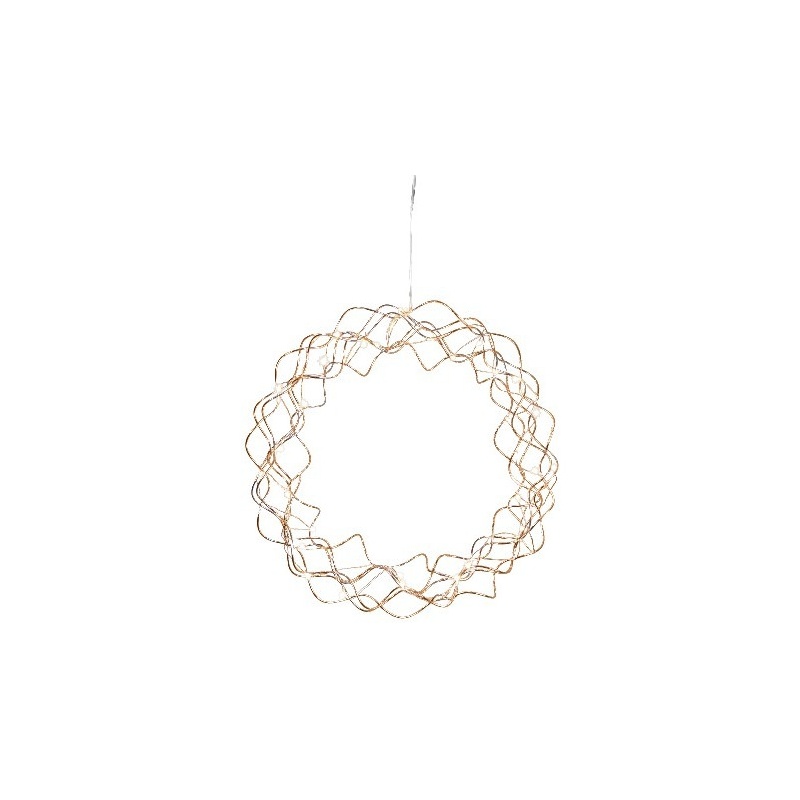 Vasevärvi pärg "Curly", Ø30x6cm, 30 Led, 230V - 3VDC, IP20
