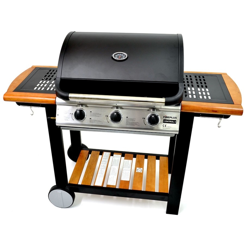 Gas grill 3 cast iron burners, baking tray and grill / The product is assembled! kaubad24.ee