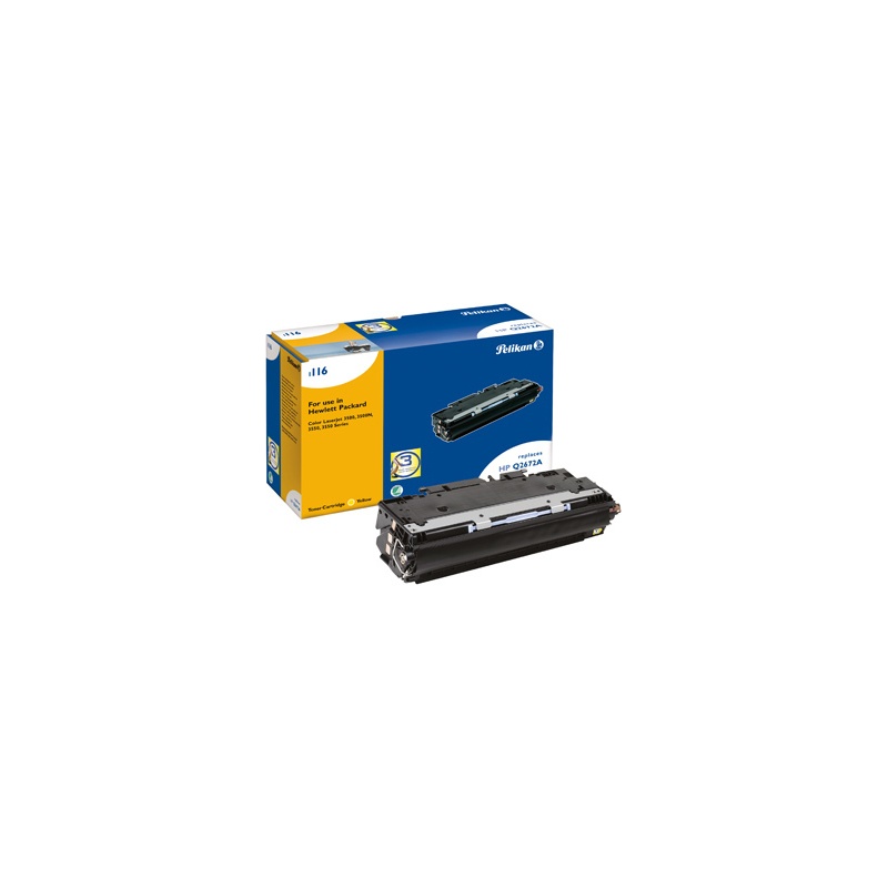 Pelikan HP Color LaserJet 3500,3700, kollane (Q2672A) EOL