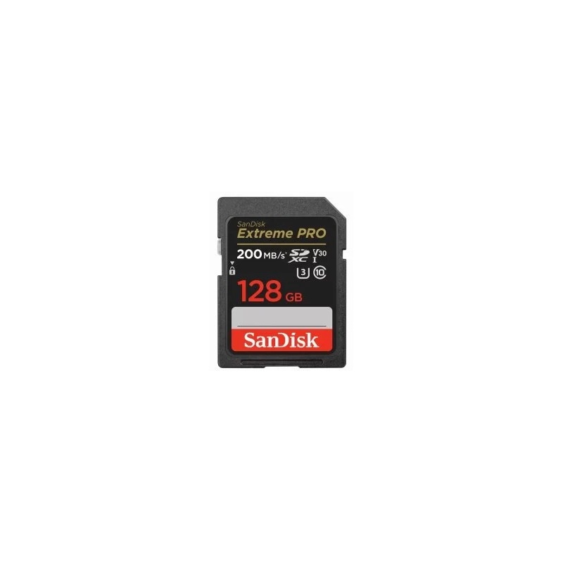 Sandisk SD Extreme Pro 128GB 200/90 MB/s Class10 / V30 / UHS-I / U3