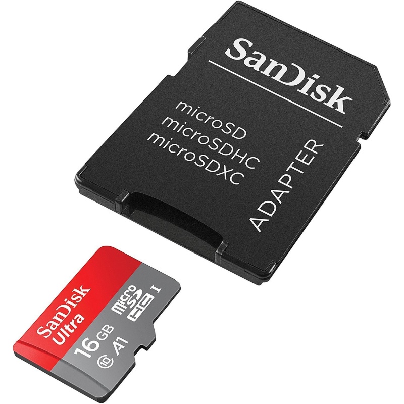Mälukaart Secure Digital micro Ultra Android 16GB + SD adapter 98MB/s A1/Class 10/UHS-I