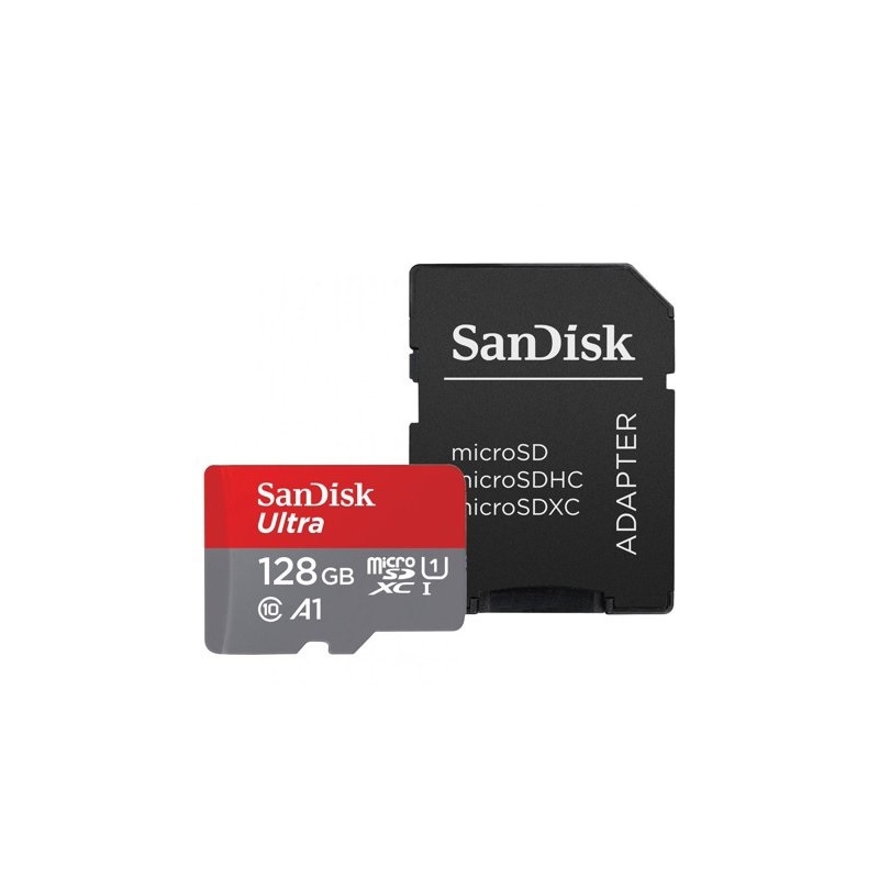 Mälukaart Secure Digital micro Ultra Android 128GB + SD adapter 100MB/s A1/Class 10/UHS-I