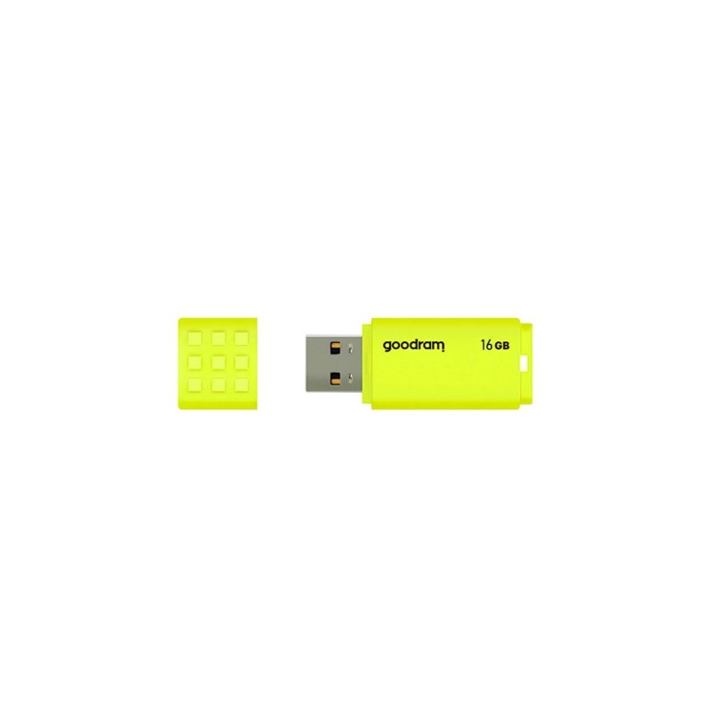 Mälupulk Goodram, 16GB, USB2, kollane