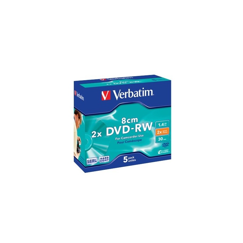 VERBATIM DVD-RW mini 1,4GB 2x slim