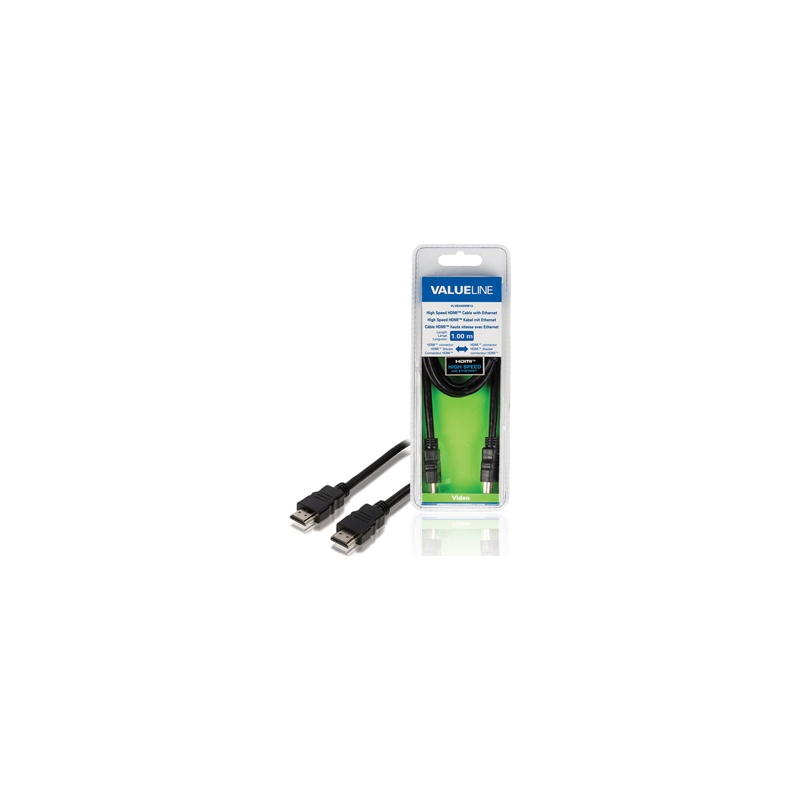 Valueline VLVB34000B10 HDMI A otsik - otsik 1.4 1m