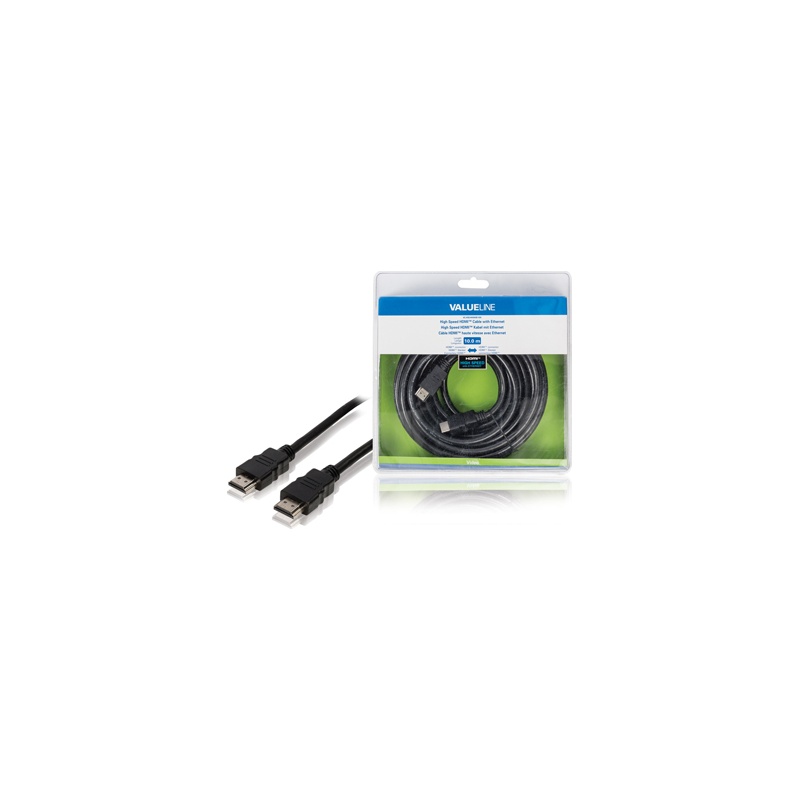 Valueline VLVB34000B100 HDMI A otsik - otsik 1.4 10m