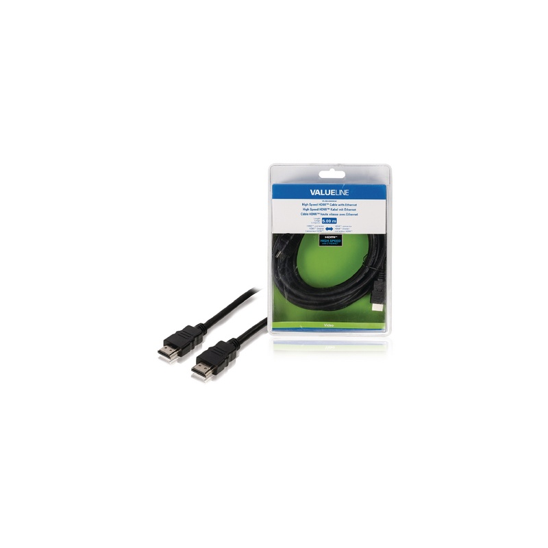Videokaabel HDMI A otsik - otsik 1.4 5m