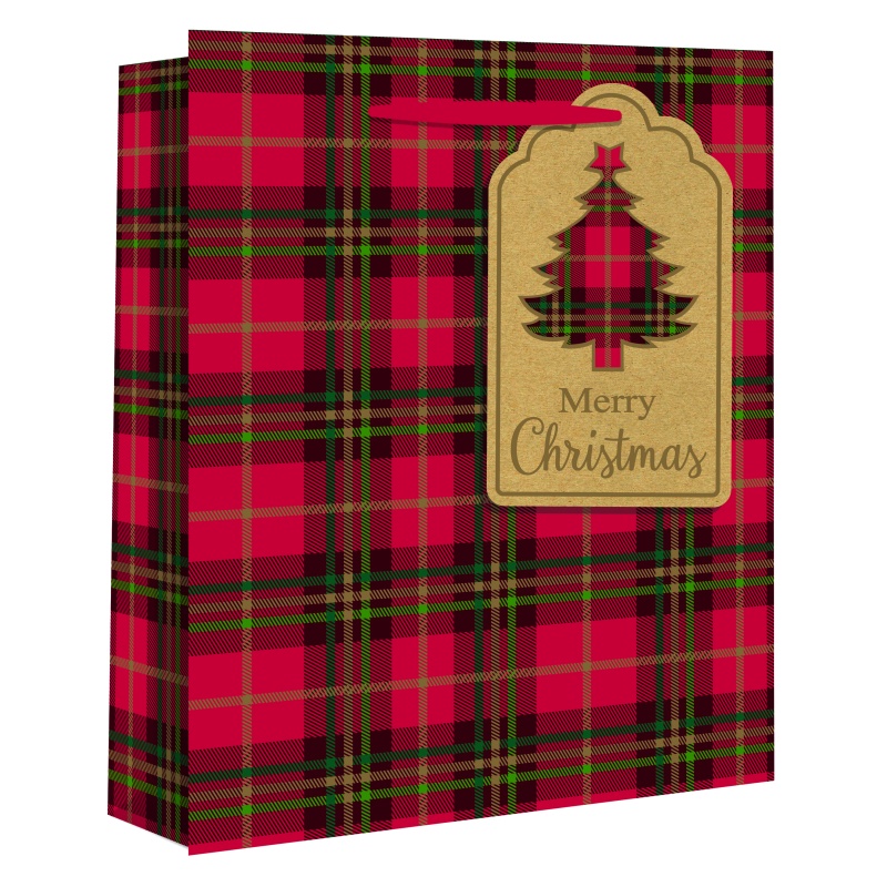 XL kinkekott TARTAN WIDE