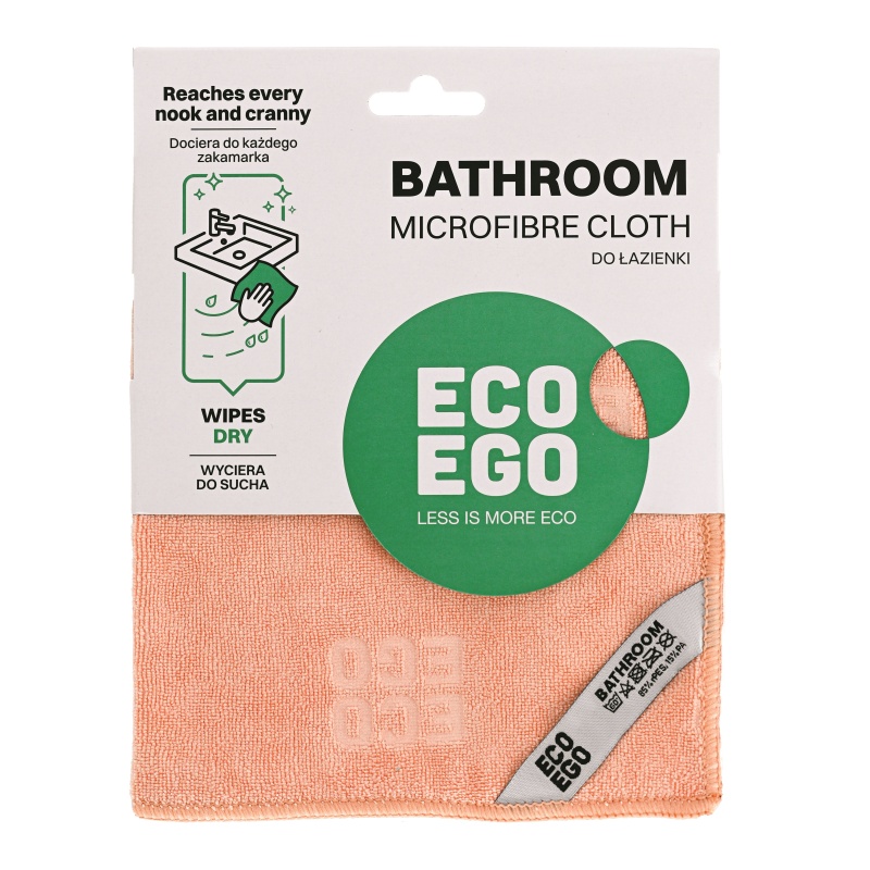 Mikrokiudlapp BATHROOM vannitoa puhastamiseks 40x40cm ECO EGO
