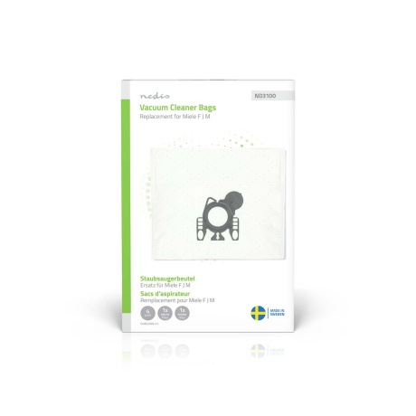 Tolmuimejakotid Miele, 4tk + 1 filtrit