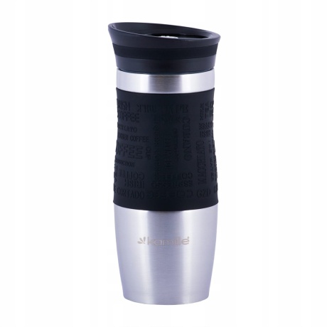 Termokruus silikoonkattega 380ml (2 värvi)