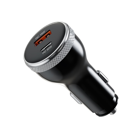 Autolaadija 51W USB-C + USB-A