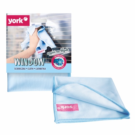 York microfiber cloth for window and mirror