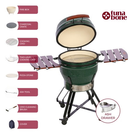 TunaBone Kamado Pro 24" grill L, tumeroheline