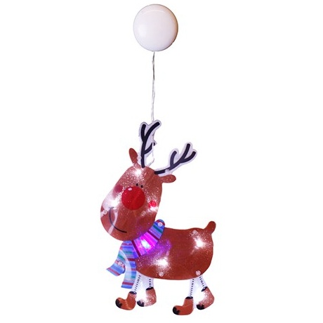 Rudolf 8 LED, 17,5x27cm, patareitoide (3xAA, mitte kaasas), iminapaga, IP20