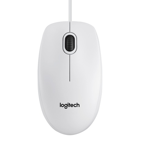 Hiir Logitech M120, juhtmega, USB, valge