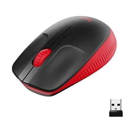 Hiir Logitech M190, juhtmeta, USB, punane