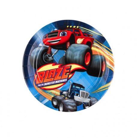 EOL Blaze MonsterMachines Taldrikud 18cm 8tk/pk