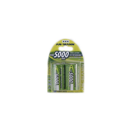 Ansmann laetavad akud 2xD 5000mAh EOL