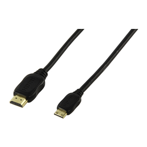 Valueline mini HDMI otsik - HDMI otsik must 0,75 m EOL